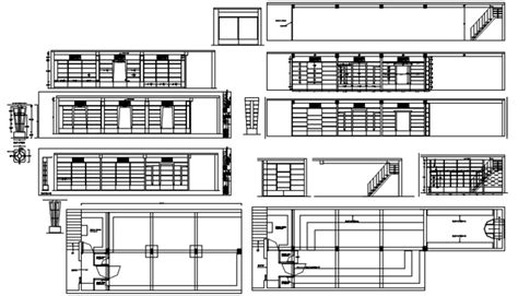 Shop All Sided Elevations And Section Cad Drawing Details Dwg File