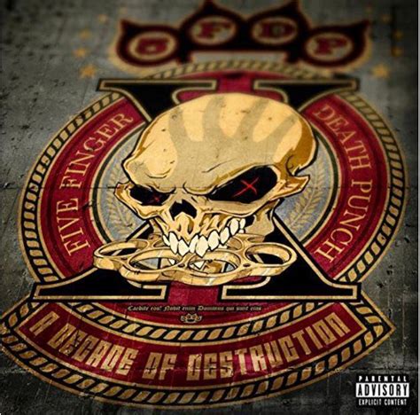 A Decade Of Destruction Five Finger Death Punch Cd Album