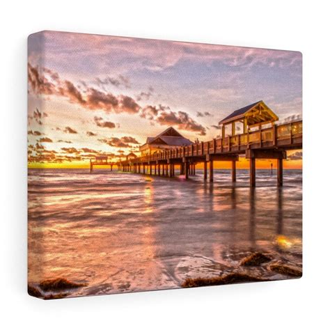Clearwater Beach Art Print Canvas Poster Home Decor Etsy