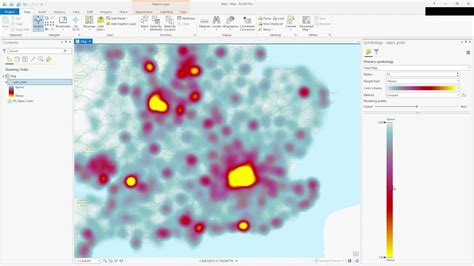 Creating A Hotspot Density Map In Arcgis Pro Youtube