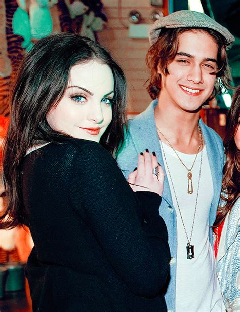 And Put My Heart At Ease Elizabeth Gillies And Avan Jogia On The Set