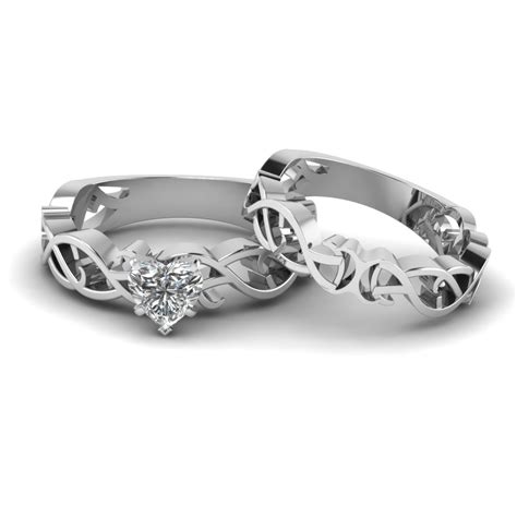 37+ Heart Shaped Wedding Rings Bridal Set Gif - vemmajus