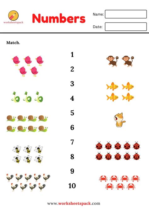 Count And Match Worksheets 11 20
