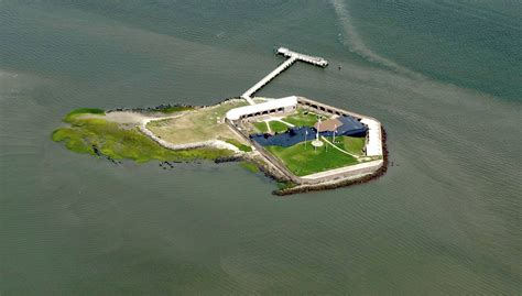 Fort Sumter Aerial View Fort Sumter Wikipedia South Carolina Coast