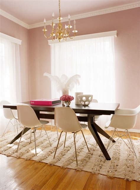 Paint Color Portfolio Pale Pink Dining Rooms Pink Dining Rooms