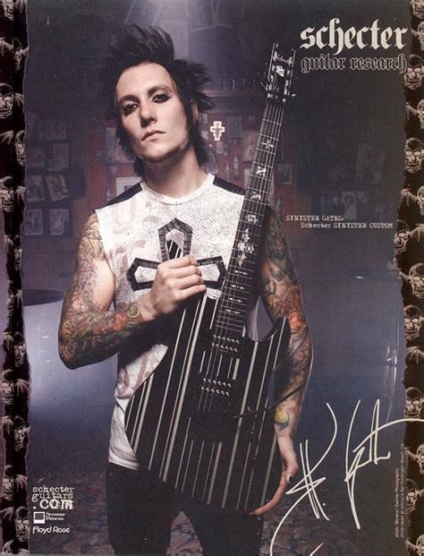Guitar Synyster Gates With His Guitar Wallpaper