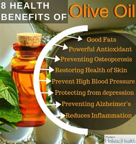 8 Health Benefits Of Olive Oil Modern Holistic Health