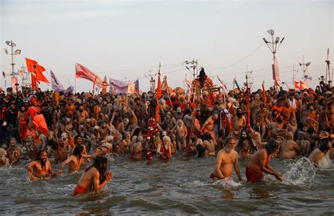 Hindu Ascetics Lead Millions Of Indians In Holy Bath At Kumbh Mela But Politics Weigh News
