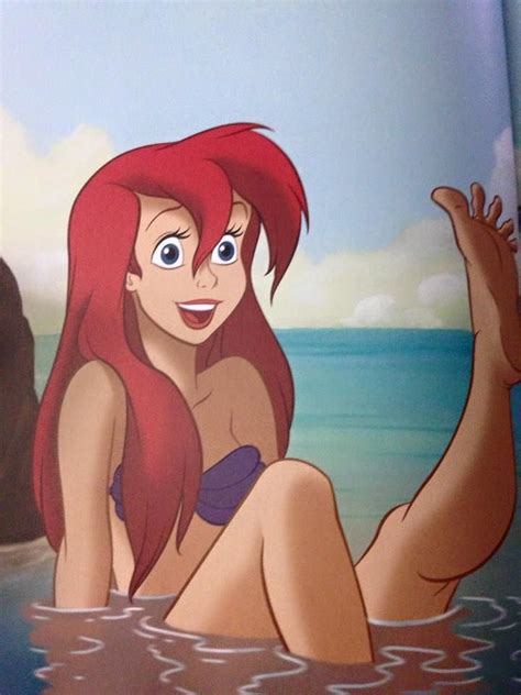 Ariel Is Happy That She Got Human Legs For The First Time Disney Princess Ariel Disney Nerd