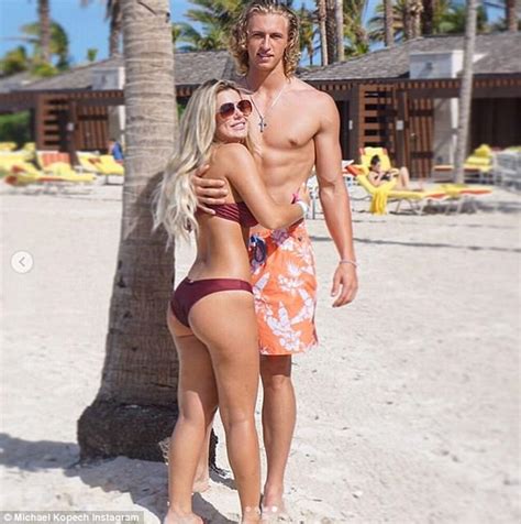 Brielle Biermann And Michael Kopech See 1 Year Anniversary Daily Mail