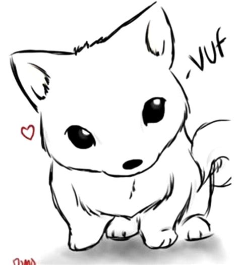 Cute Anime Dog Drawing See More Ideas About Anime Anime Wolf Anime