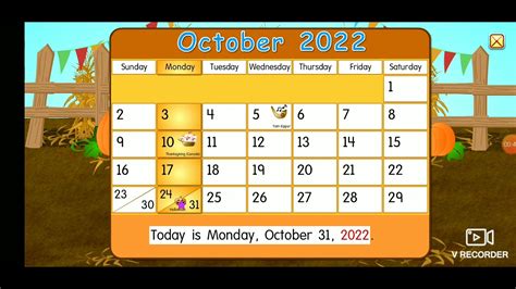 Starfall Calendar For Monday October 31 2022 First Day Of Halloween