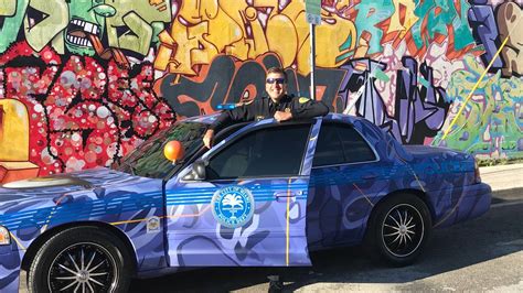 Abstrk Created Hippest Miami Police Car For Wynwood Anti Crime Event