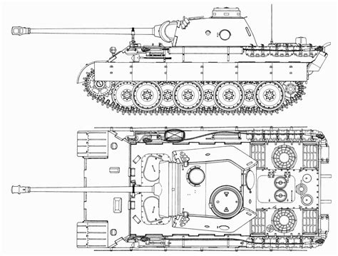 Panther Tank Blueprint Download Free Blueprint For 3d Modeling