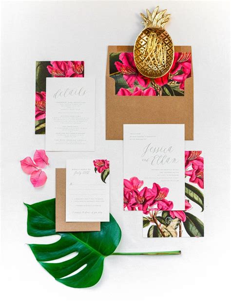 bougainvillea wedding invitation this wedding suite is perfectly suited for an outdoor wedding