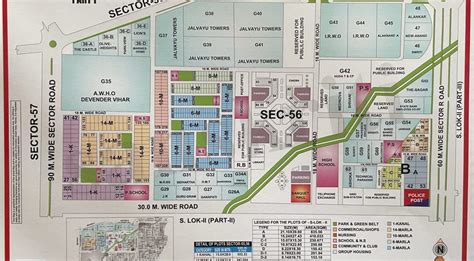 Sector 56 Map Gurgaon Sector 56 Plot Map Gurgaon Sector 56 Plot For