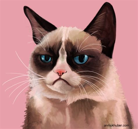 Annick's Sketch Blog: Grumpy Cat
