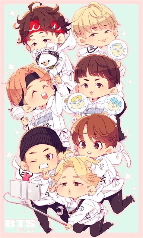 Cute Bts Anime Version💞 💞 Bts Ships Amino