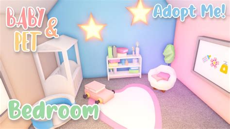 Easy And Cheap Babyandpet Bedroom Speed Build 👶🐩 Roblox Adopt Me Youtube