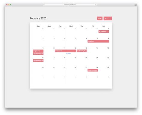 20 Best Free Bootstrap Calendars In 2023 Colorlib
