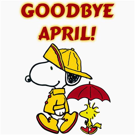 Snoopy Goodbye April Pictures Photos And Images For Facebook Tumblr