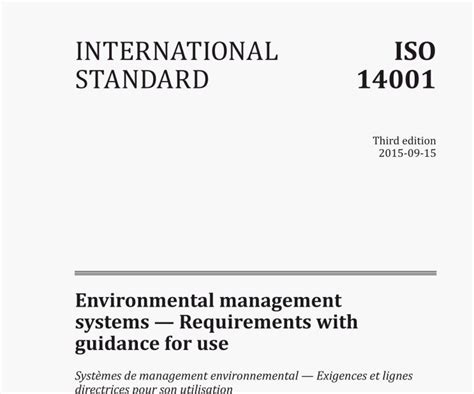 Iso 140012015 Pdf Download Standards Download Online