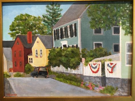 Ready for the 4th Lynn Murray Oil $550 Landscape Paintings, Lynn, Shed