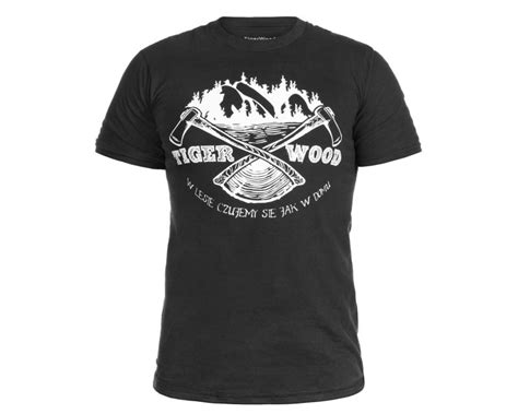 Koszulka T Shirt Tigerwood Two Axes Czarna Sklep Militariapl