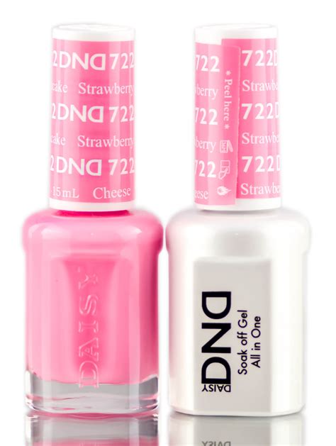 Daisy Dnd Gel Lacquer Duo Strawberry Cheesecake Pack Of