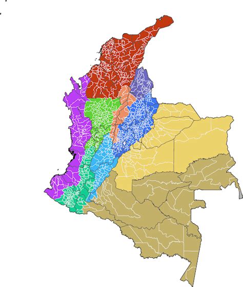 Arriba 105 Foto Mapa De Colombia Con Division Politica Actualizar