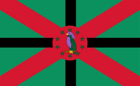 Flag Of Dominica If It Used Brittains Flag As Inspiration Rvexillology