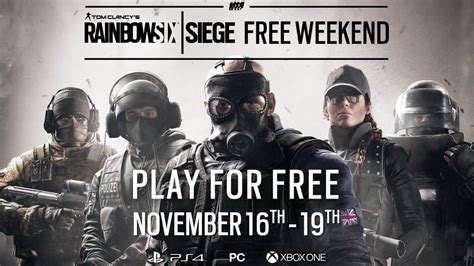 Rainbow Six Siege Ubisoft Hat Ein Kostenloses Testwochenende Angekündigt