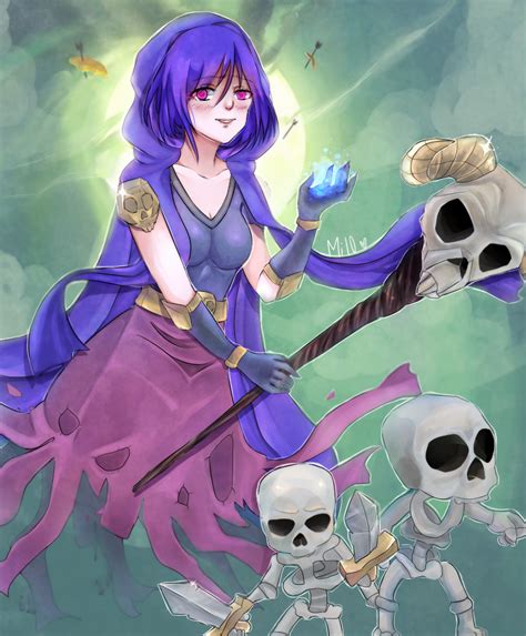 Clash Royale Witch Sp By Mii0 On Deviantart