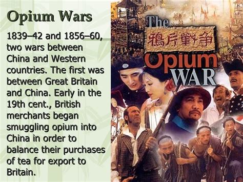 Opium Wars 183942 And 185660
