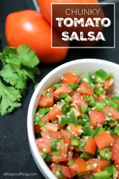 Chunky Tomato Salsa Pico De Gallo