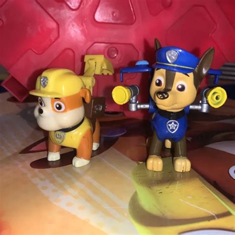Paw Patrol Action Pack Pup Rubble And Chase Action Figure Spin Master