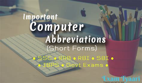 All Computer Abbreviations Full Forms For Competitive Exams Pdf