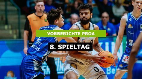 Vorberichte Proa 8 Spieltag Barmer 2 Basketball Bundesliga