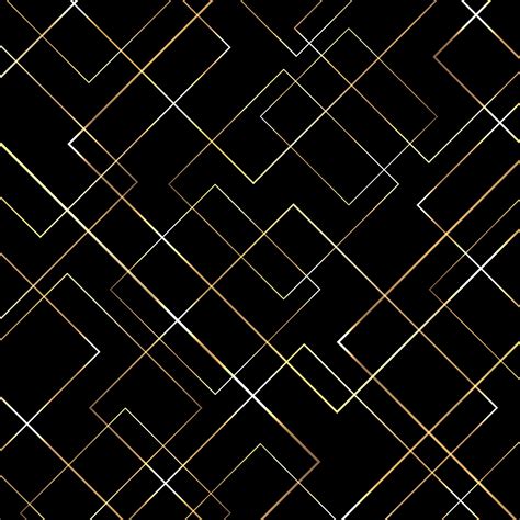 Abstract Geometric Gold Lines Pattern On Black Background 1936797