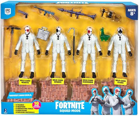 Jazwares Fortnite Squad Mode Figure 4 Pack Exclusively At Amazon