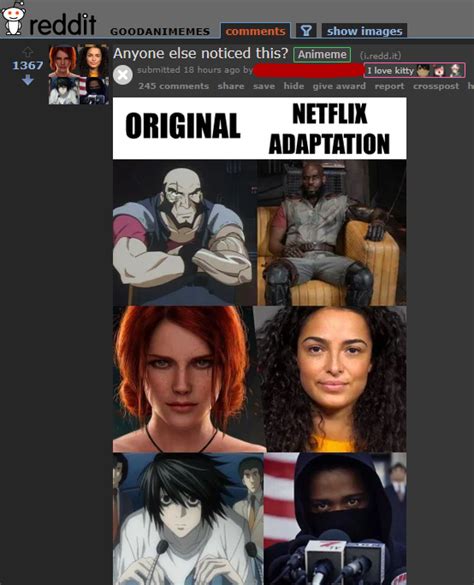 Gamers Discuss Race In Netflix Adaptations R Animecirclejerk