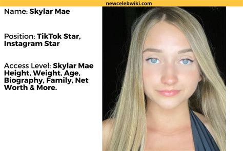 Skylar Mae Height Wiki Bio Age Hot Pic Babefriend Net Worth More