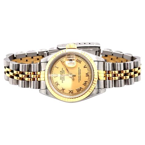 1995 Rolex Datejust Ladies Wrist Watch In Stainless Steel And 18 Karat