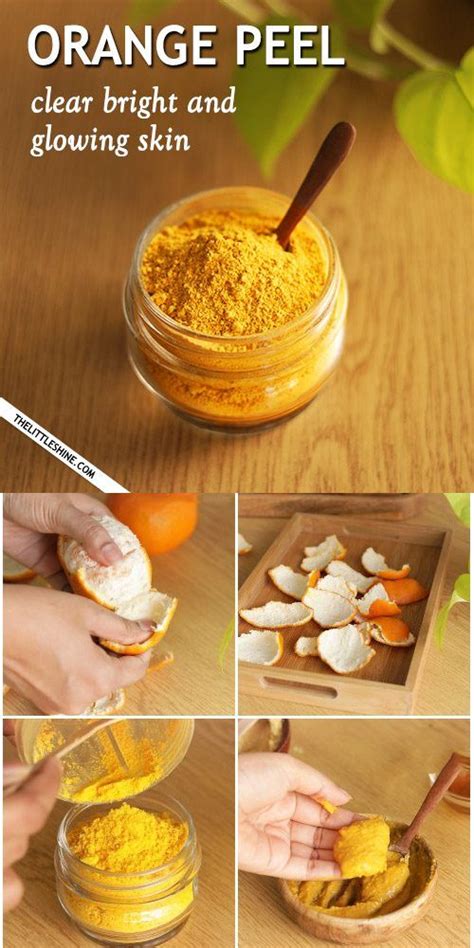 Skin Brightening With Orange Peel The Little Shine In 2021 Natural