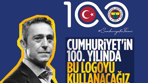Fenerbahçe den Cumhuriyet in 100 üncü yılına özel logo