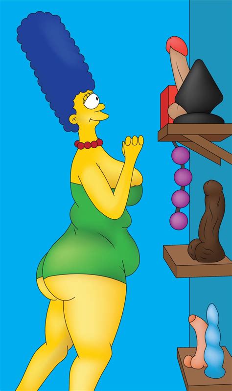 Rule 34 Anal Beads Big Ass Big Breasts Bynshy Clothing Dildo Dress Fat Ass Marge Simpson Solo