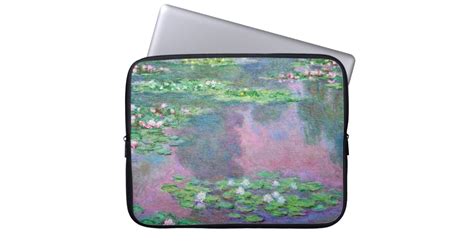 Water Lilies Claude Monet Fine Art Laptop Sleeve