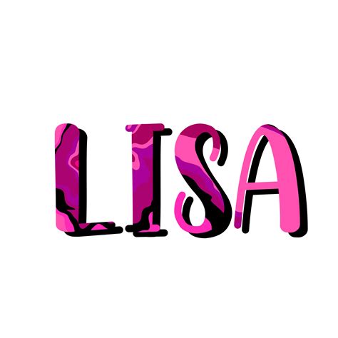 Lisa Name Sticker Chistes Graciosos Gracioso Chistes