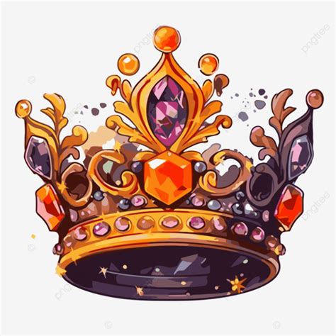 Coroa De Rainhas PNG Ilustração Vetorial De Clipart De Adesivo Da