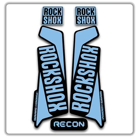 Rockshox Recon 2015 2017 Fork Stickers